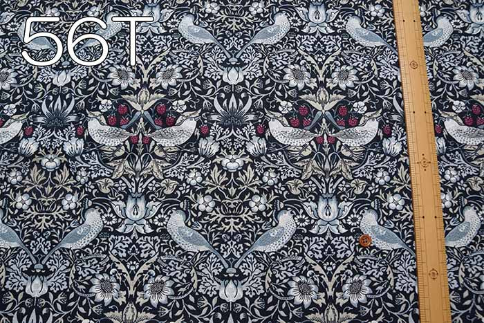 USA Cotton Printed Fabric - Oxford Printed Fabric - Moda William Morris Strawberry Thief - Image 3