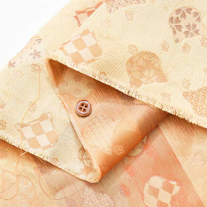 Gold Brocade (Kinran)  Fabric - Cat - Image 5