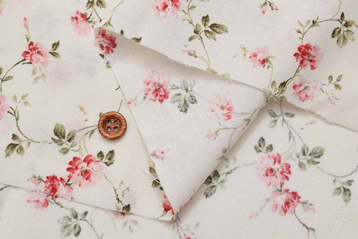 Cotton Sharting Printed Fabric - Flower - Image 4