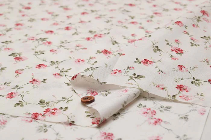Cotton Sharting Printed Fabric - Flower - Image 5