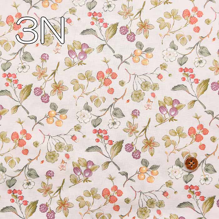 Cotton Sharting Printed Fabric - Mixed Berry - Image 3