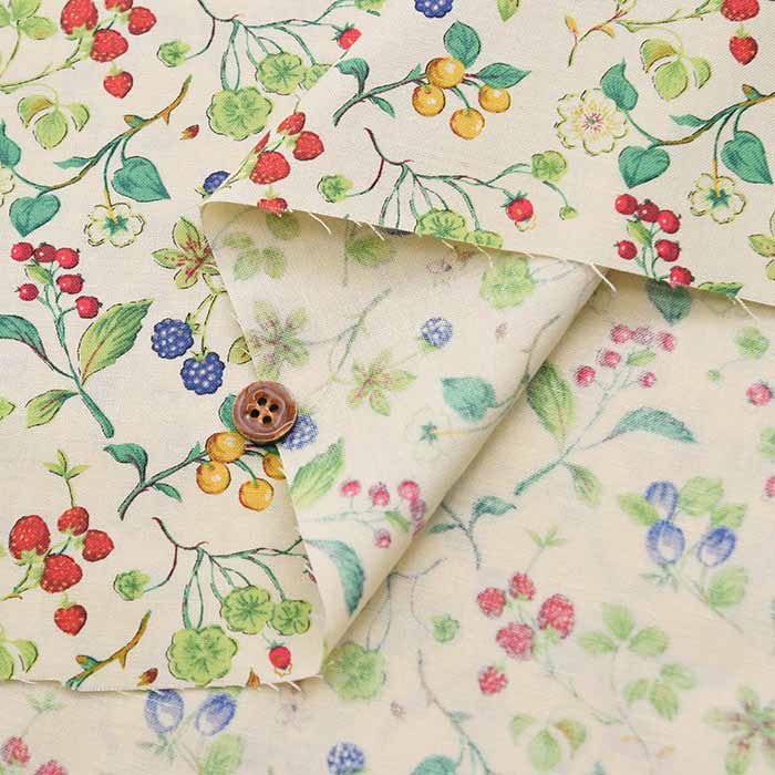 Cotton Sharting Printed Fabric - Mixed Berry - Image 7