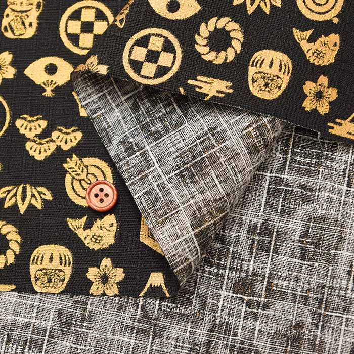 Cotton Dobby Printed Fabric - Lucky Crest - Image 6
