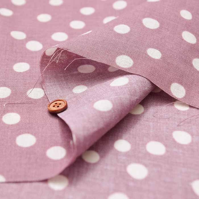Angel Soft-Finished 60 Linen Printed Fabric - Dot - Image 7