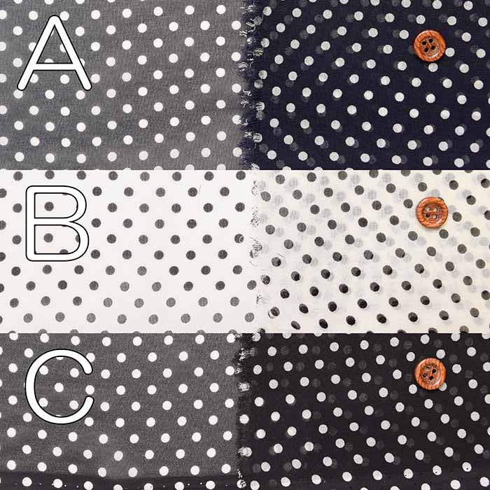 Polyester Chiffon Fabric - Polka Dot Print - Image 5